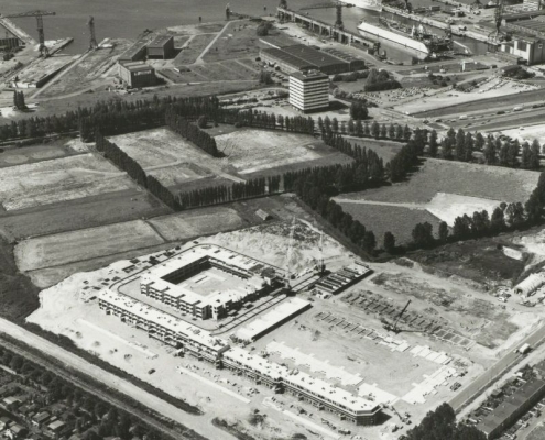 Hogeland NDSM terrein en IJ 1983 dRO Stadsarchief Amsterdam